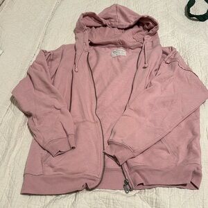 Pink zip up jacket